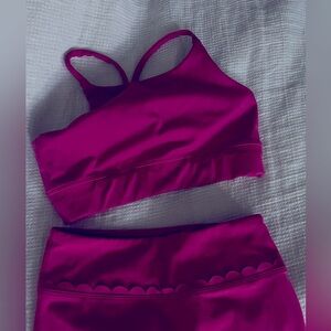 Vibrant Purple Athletic Set